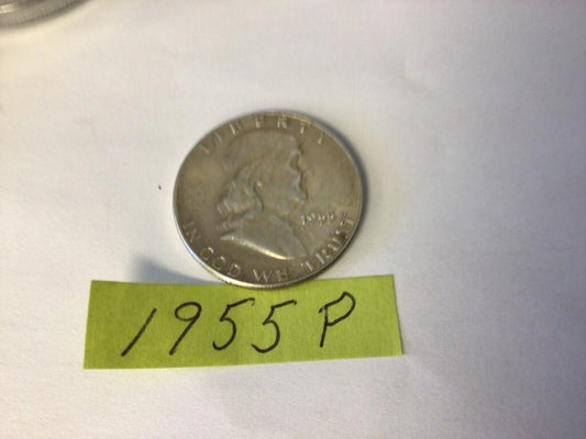 1955-P Franklin Half Dollar 90% Silver Uncirculated