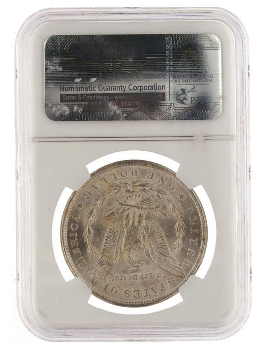 1889 Morgan NGC MS-62 Bright Nice Luster Silver Dollar Coin Philadelphia Mint
