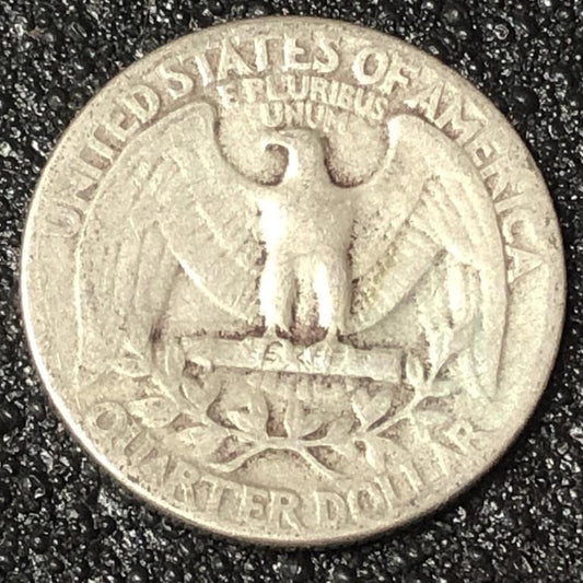 1950 Washington Quarter 90% Silver 10% Copper. No Mint Mark