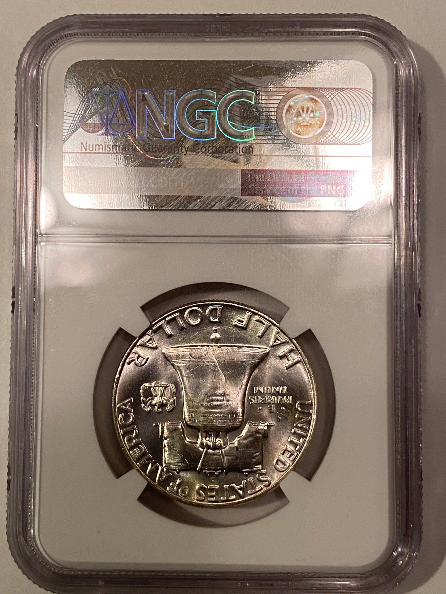 MS64 1962-D Franklin Silver Half Dollar - Certified by NGC!