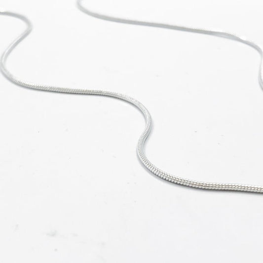20" Omega Link Sterling Silver Necklace
