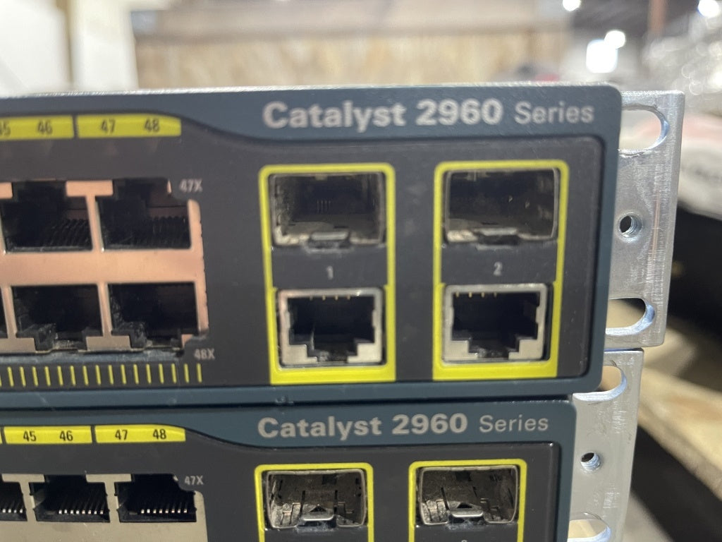 Cisco Catalyst 2960 WS-C2960-48TC-L 48 Port Gigabit Switch Used