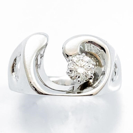 Brilliant .5 CT Diamond 14k Men's White Gold Statement Ring Modern - Verified!!!