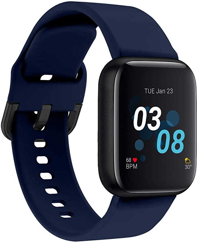 iTouch Air 3 Smartwatch Fitness Tracker, Heart Rate, Step Counter, Sleep Monitor, Compatible with iPhone and Android