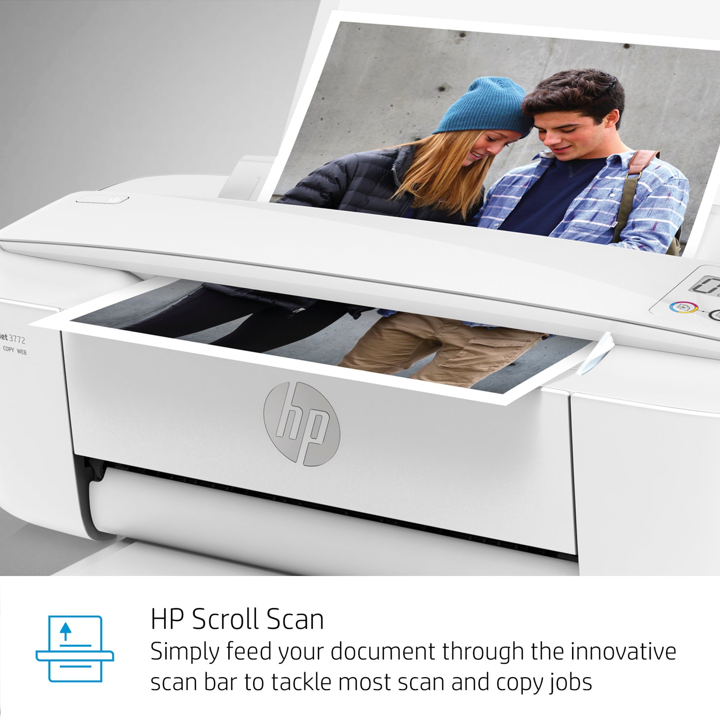 HP DeskJet 3772 All-in-One Wireless Color Inkjet Printer - Instant Ink Ready