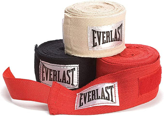 Everlast Cotton Hand Wraps- 3 pack