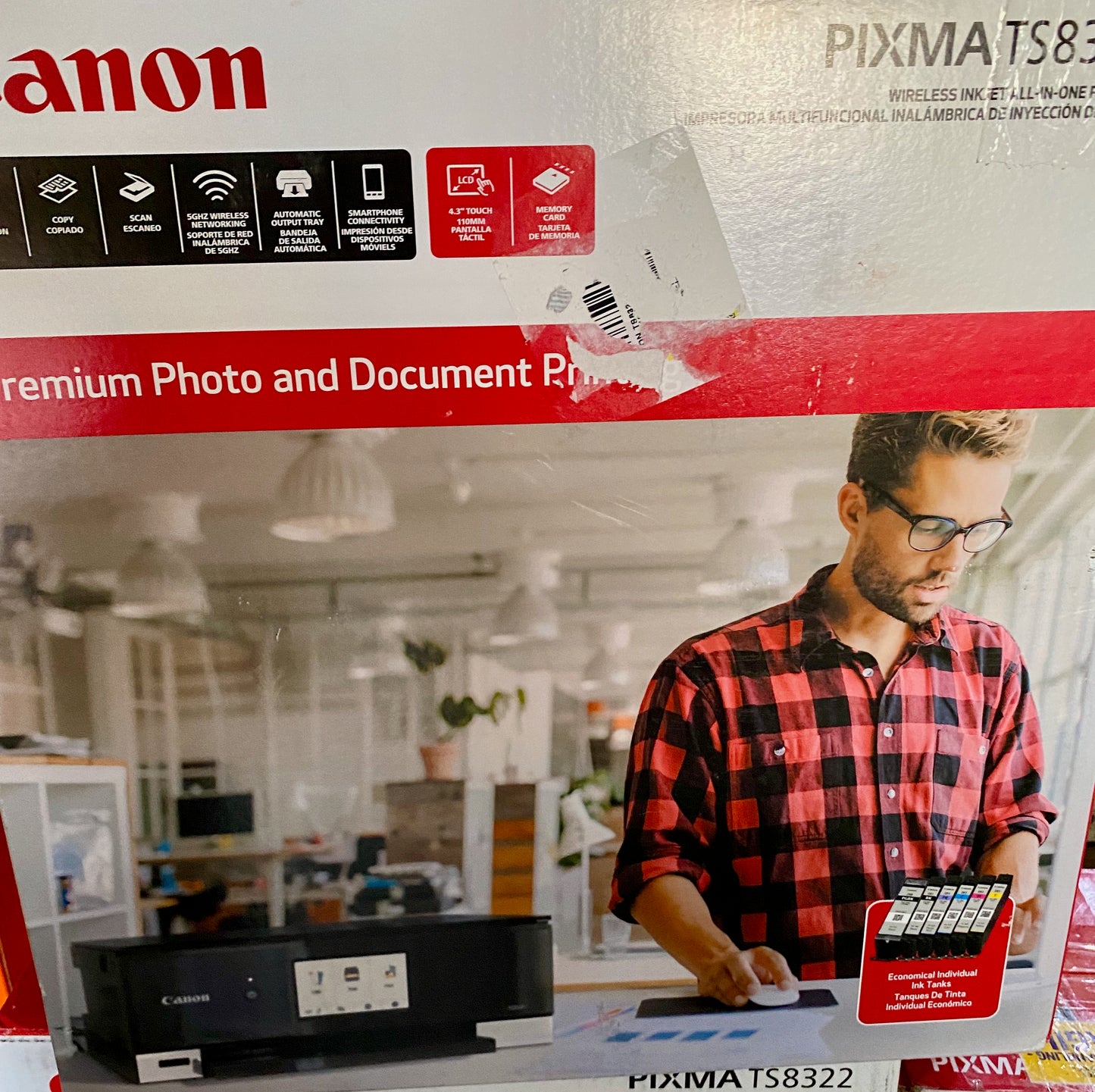 Canon Pixma Wireless All In One Printer TS3322