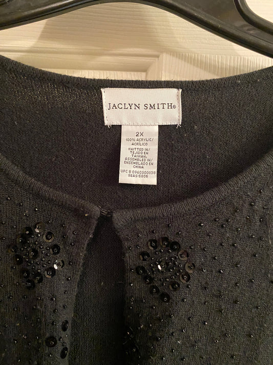 Jaclyn Smith Knitted 100% Acrylic Black Sweater Size 2X
