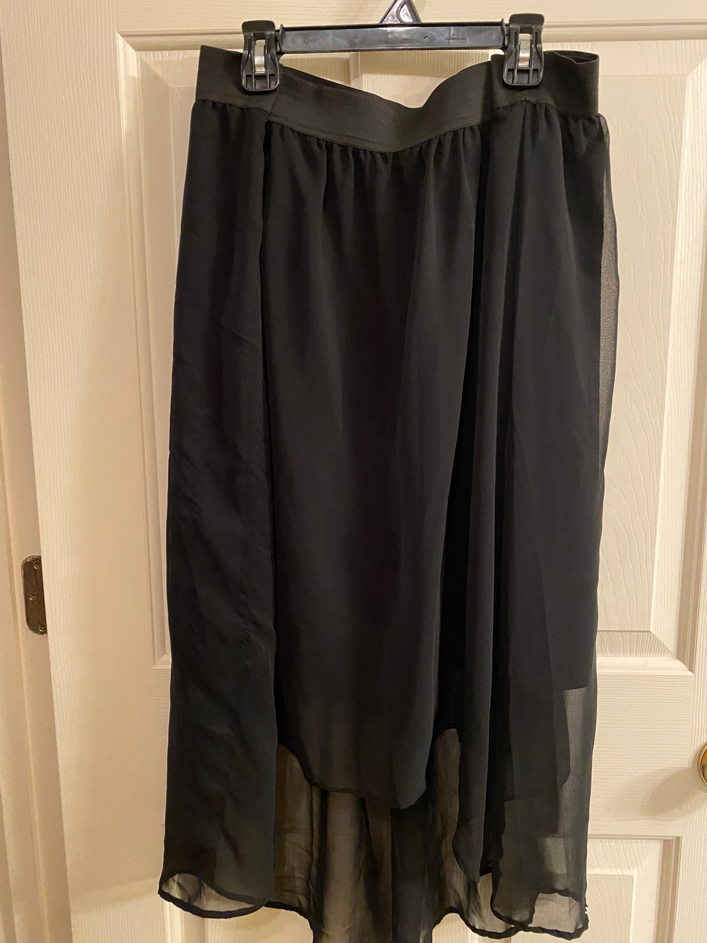 Apolo Dance Skirt Black Size 3x 100% polyester