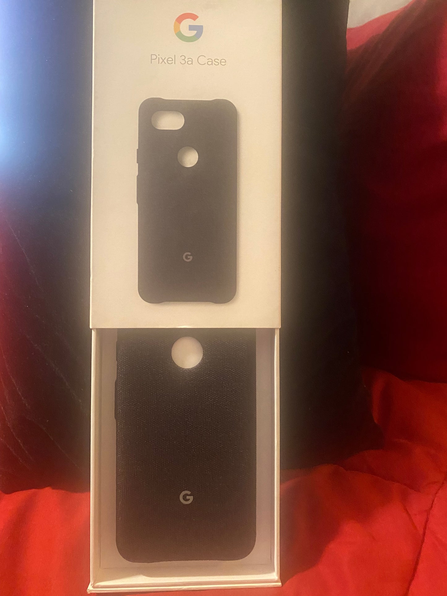 Google Pixel 3a Phone Case-Carbon  Black Fabric
