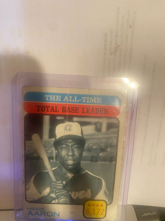 Topps Hank Aaron Collectible Baseball Card
