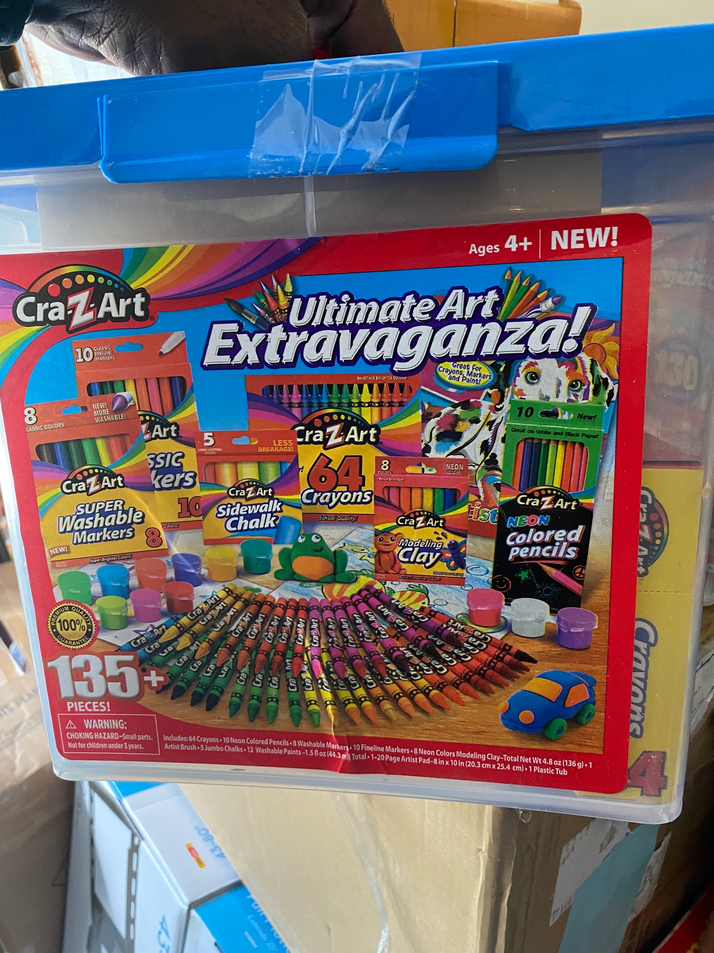 Cra-Z-Art Ultimate Art Extravaganza Activity Set 135+ Pieces - NEW Open Box