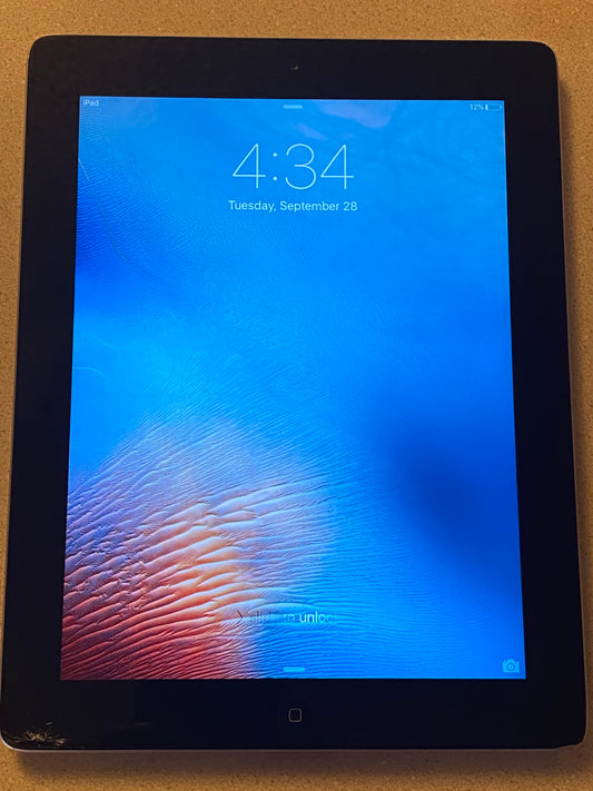 Apple iPad 3rd Gen. A1416 16GB, Wi-Fi (Unlocked), 9.7in Black Nice Condition