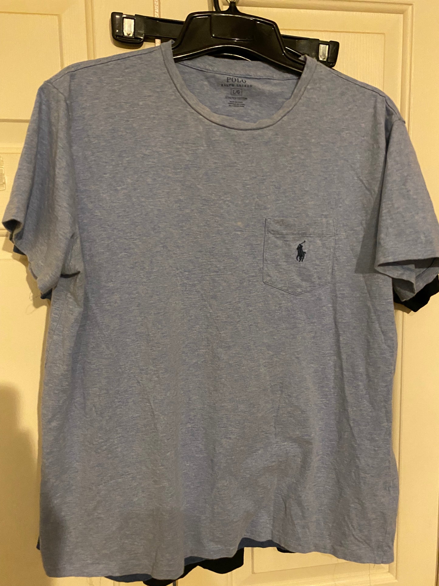 Polo Ralph Lauren Classic Fit Gray Pocket T Shirt Size Large