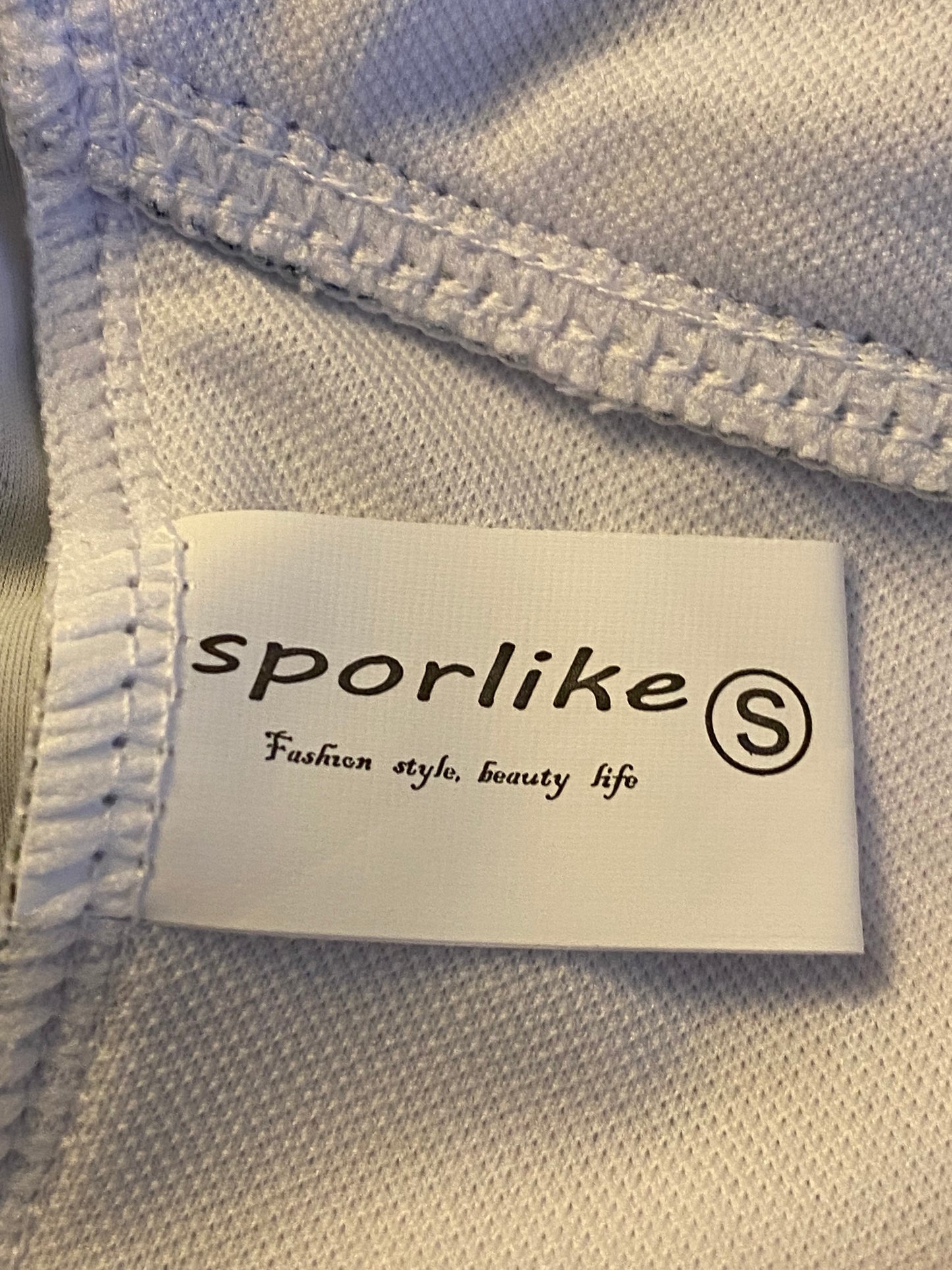 Sporlike Women's One-piece V-Neck Ruffle Monokini Swimsuit Size S New With Tags
