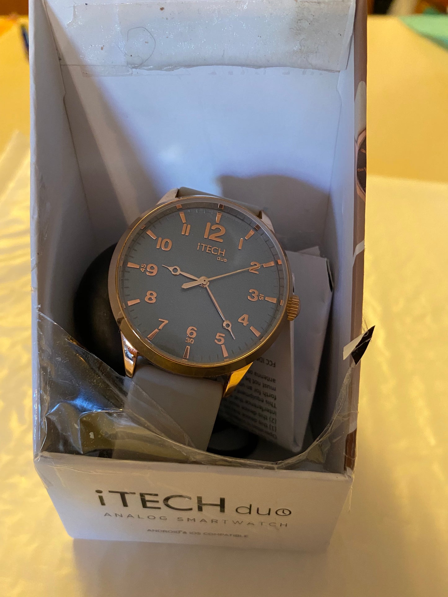 iTech Duo Analog Smartwatch for Android and IOS