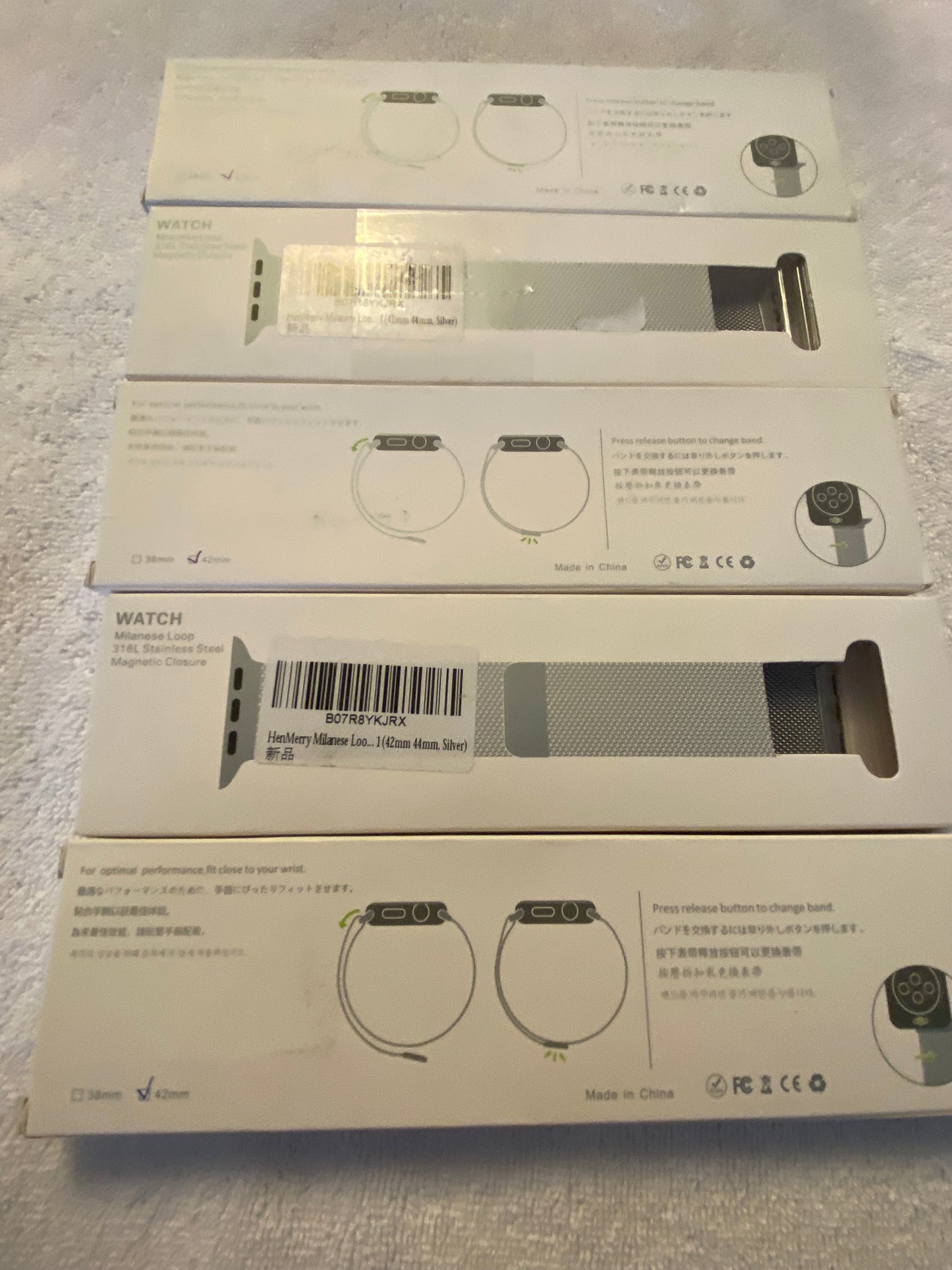 Apple Watch Series 7/6/5/4/3 Magnetic Milanese Loop Band 42/44/45mm