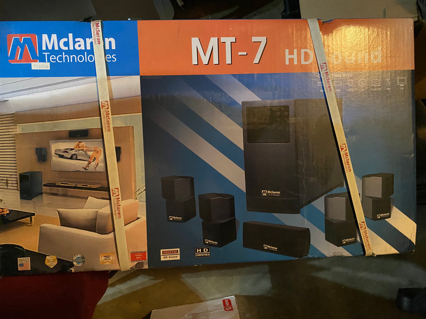 McLAREN MT-7 HD Home Theater System