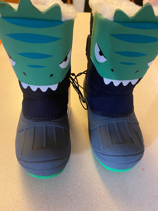 Cat & Jack Toddler Teal Frankie Winter Water Boots Size 12