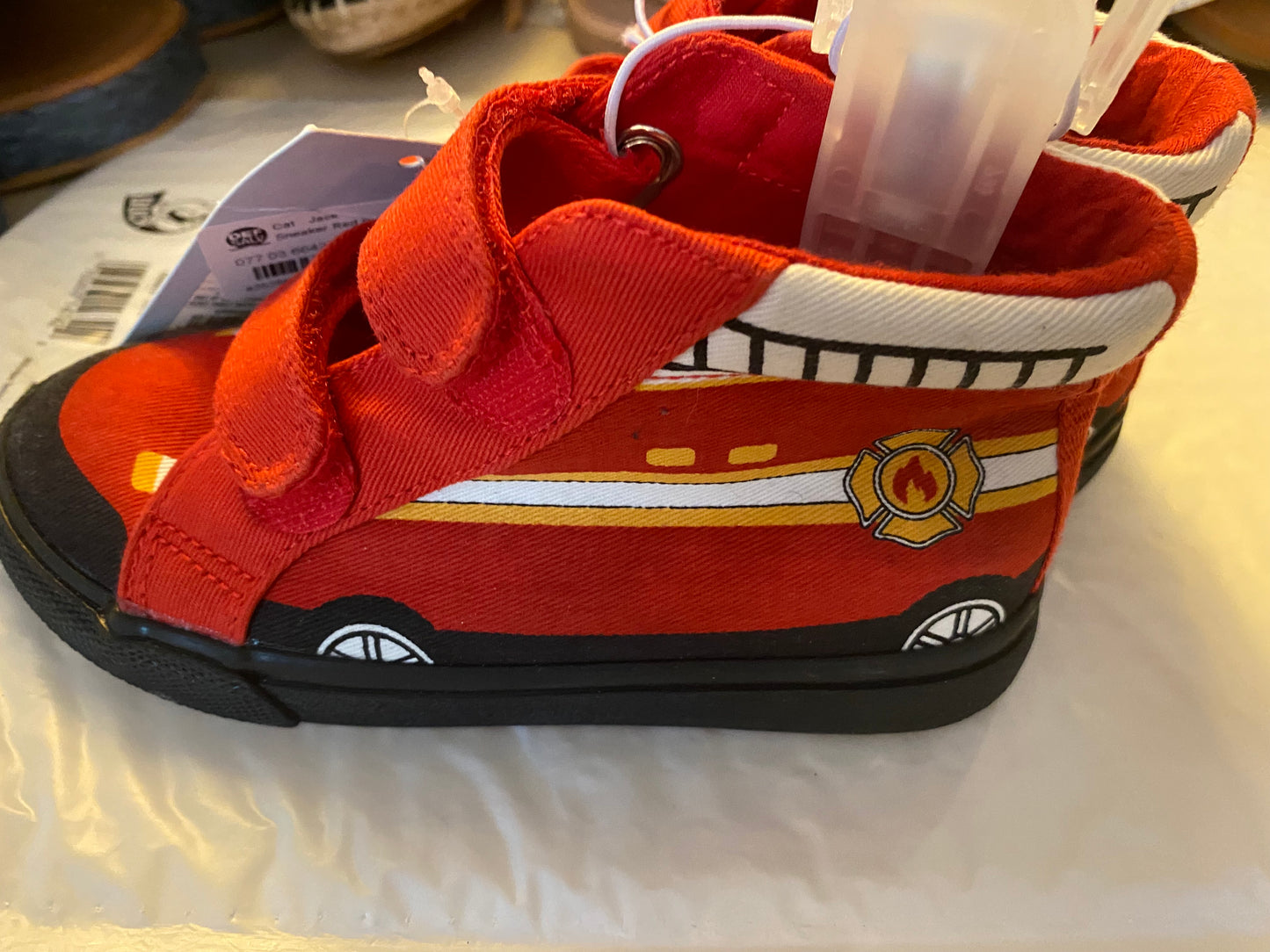 NEW Cat & Jack Toddler Boys 'Train' Red Sneakers