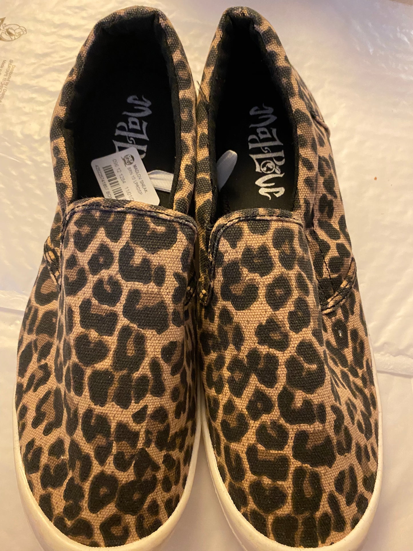 Mad Love Kasandra Leopard Print Sneakers