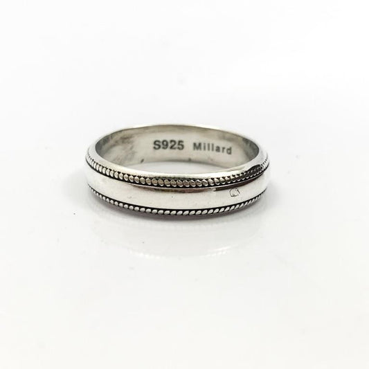 Millard 925 Signed Sterling Silver Men's Band Ring