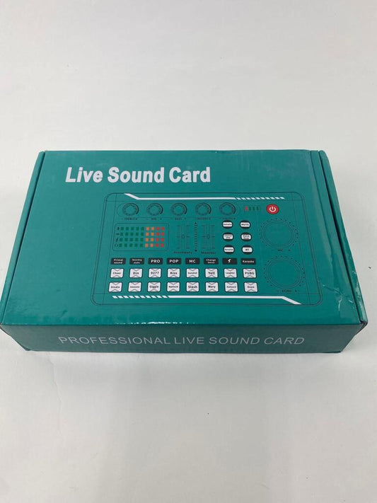 Professional Audio Mixer, Live Sound Card and Audio Interface with DJ Mixer Effects and Voice Changer,Podcast Production Studio Equipment, Prefect for Streaming/Podcasting/Gaming