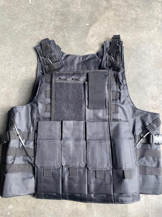 Tactical Vest Outdoor Lightweight Combat Training Vest - Black