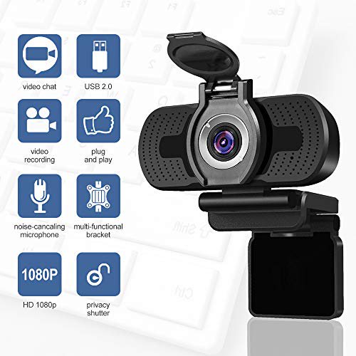 1080P USB Computer HD Webcam Video Camera Microphone Web Cam PC Mac Laptop Zoom