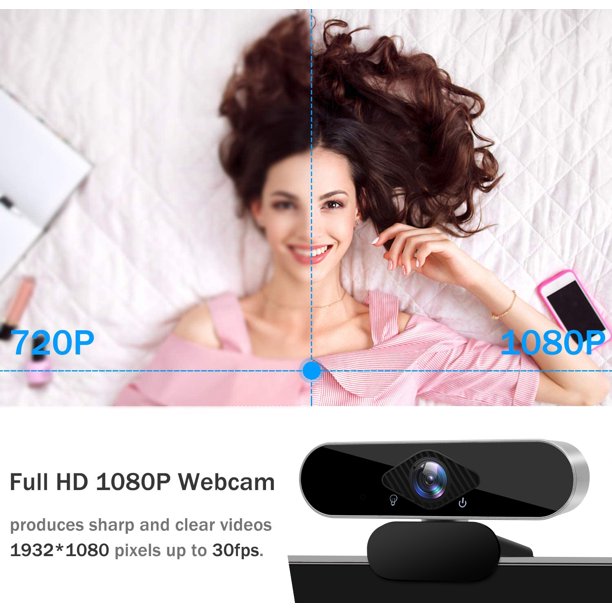 1080P HD Webcam USB Computer Web Camera For PC Laptop Desktop With Microphone