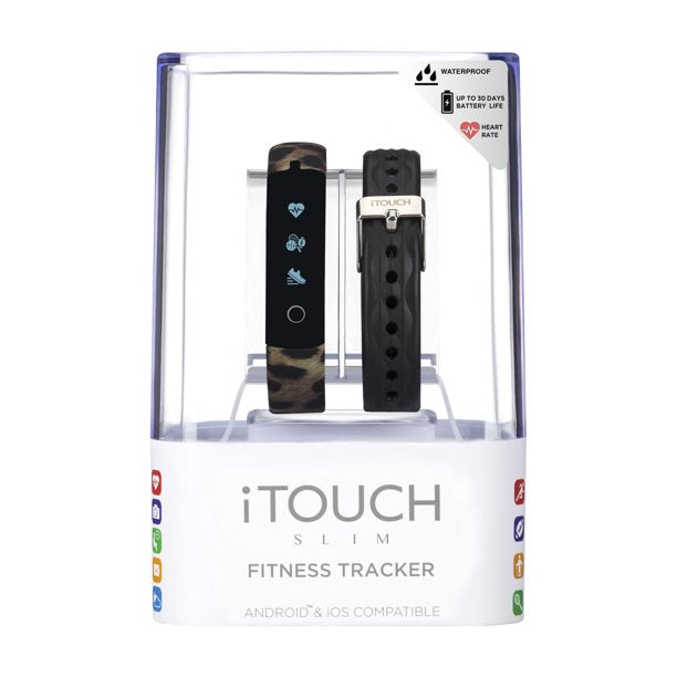 iTOUCH Slim Fitness Tracker Android & IOS Compatible