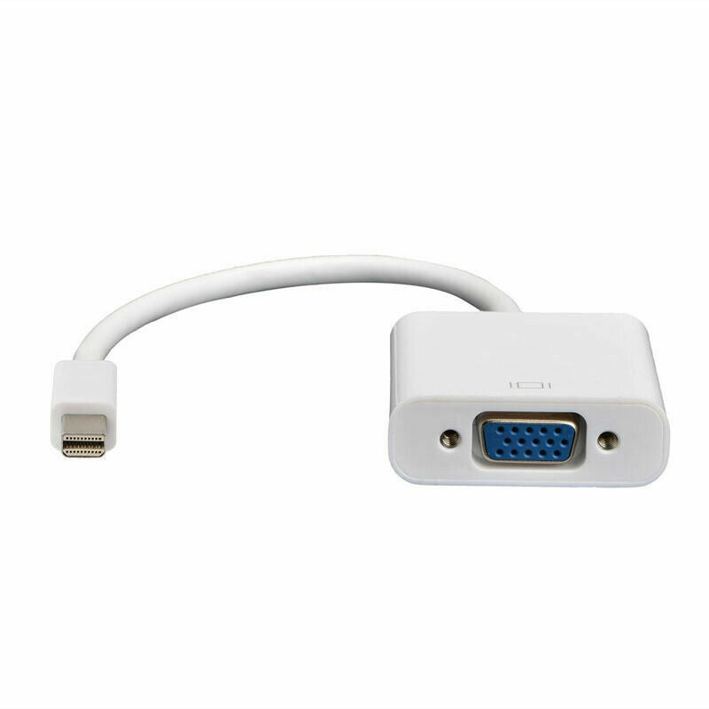Pre-Owned Thunderbolt Mini Display Port DP To VGA Cable Adapter for Apple iMac & Mac Mini