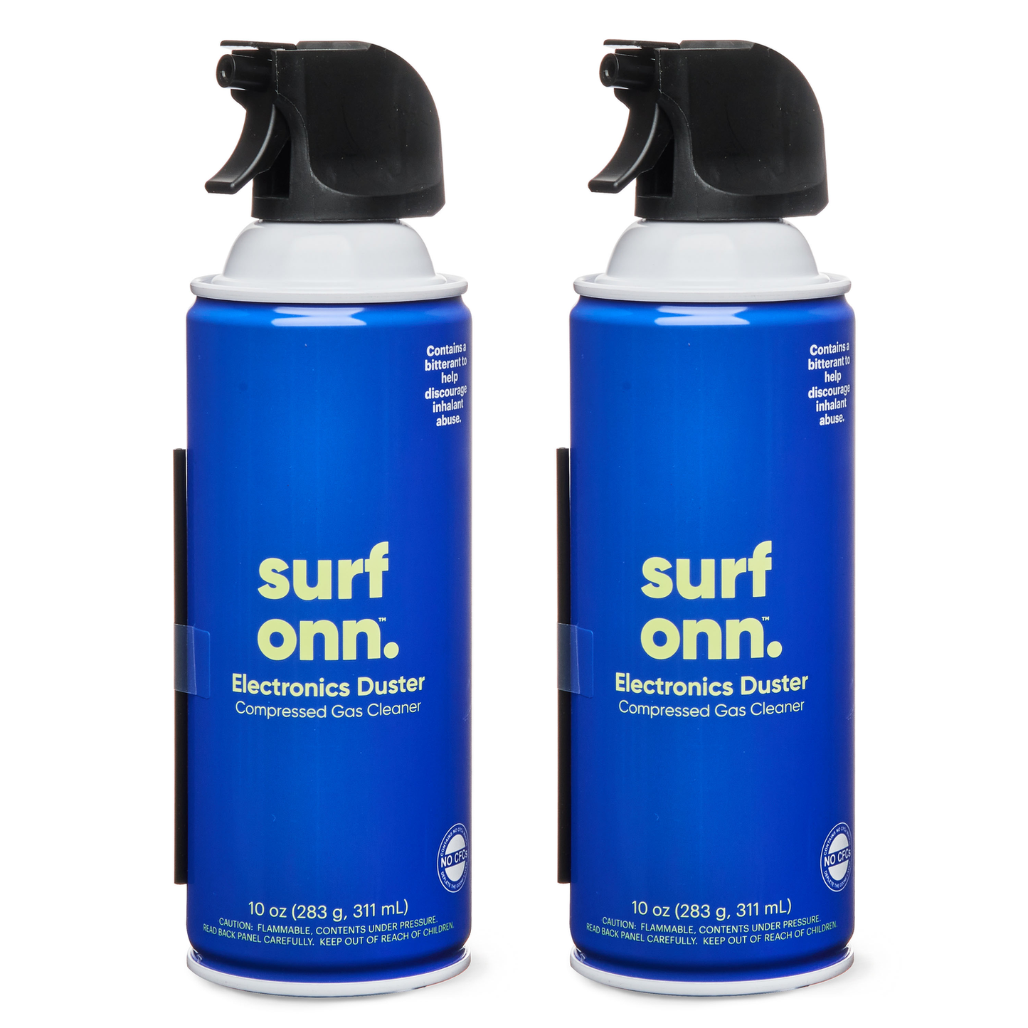 ONN Electronics Duster Compressed Gas Cleaner 100009082, 10 oz, 2 Pack