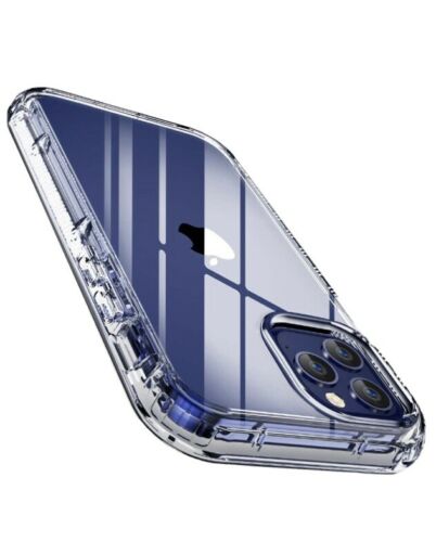 FLOVEME iPhone 12 Pro iPhone 12 Max Case Clear - 6.1 inch Heavy Duty 2 in 1 Case